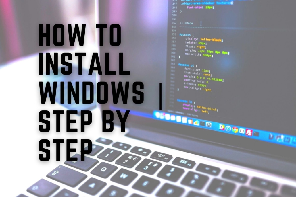 Installation Procedure For Windows Operating System